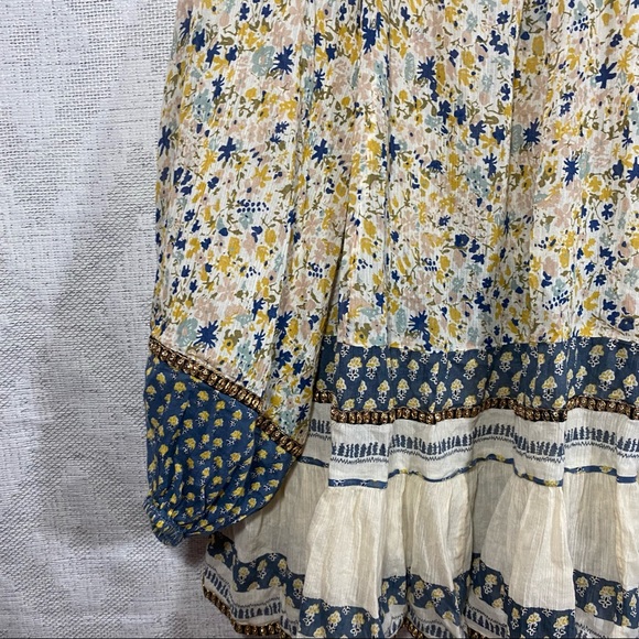 Free People Gardenia ivory tunic size S - Picture 9 of 12